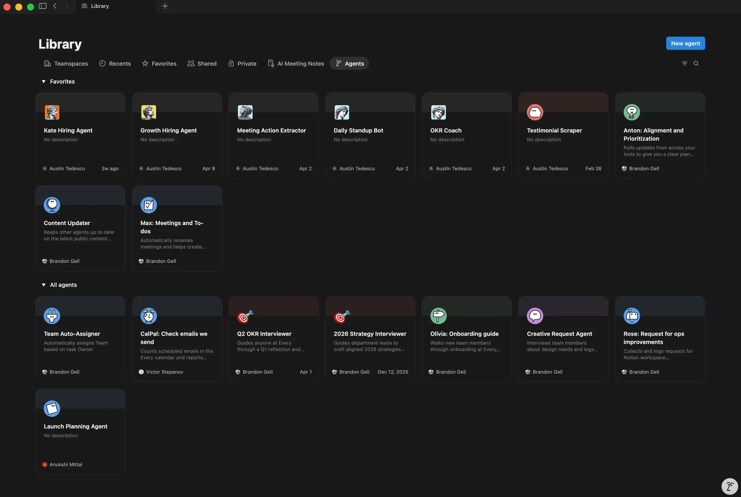 Every's Agent Library