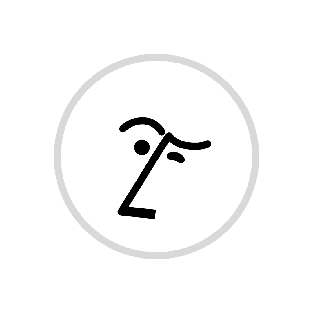 Neugieriges Zwinkern