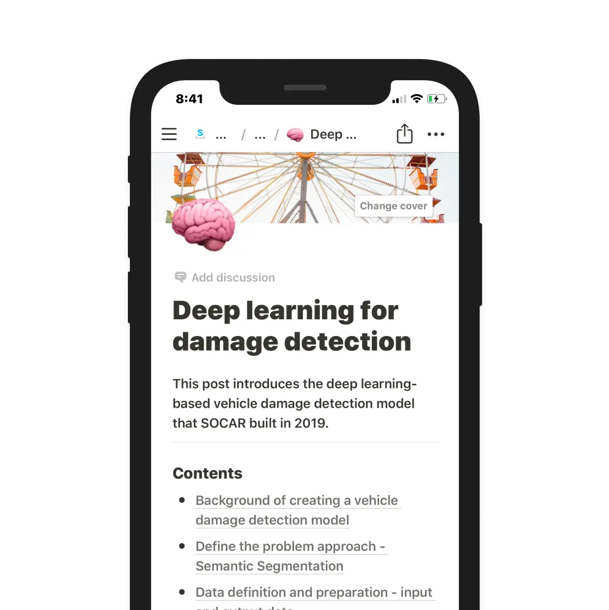 Using Notion’s editor, the team can focus on writing high-quality drafts quickly.
