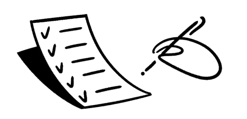 Ilustración de una lista de verificación