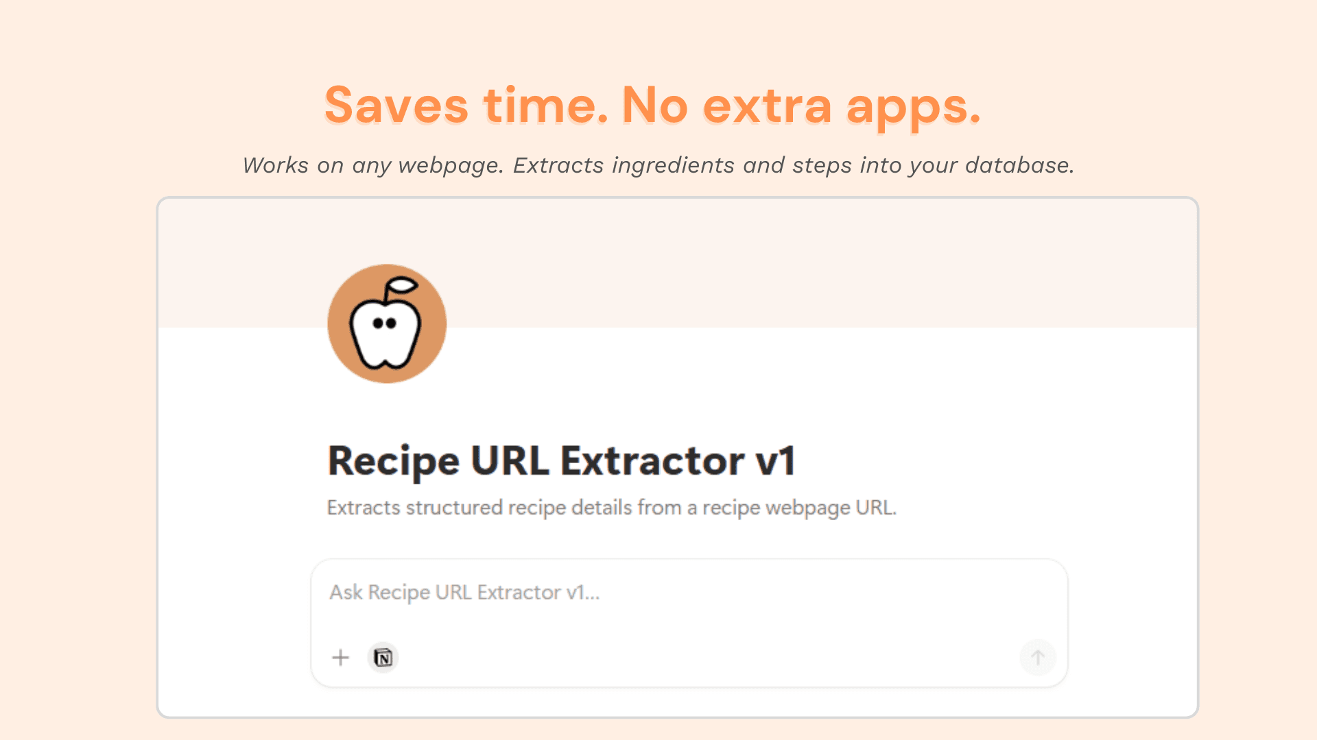 Recipe URL Extractor