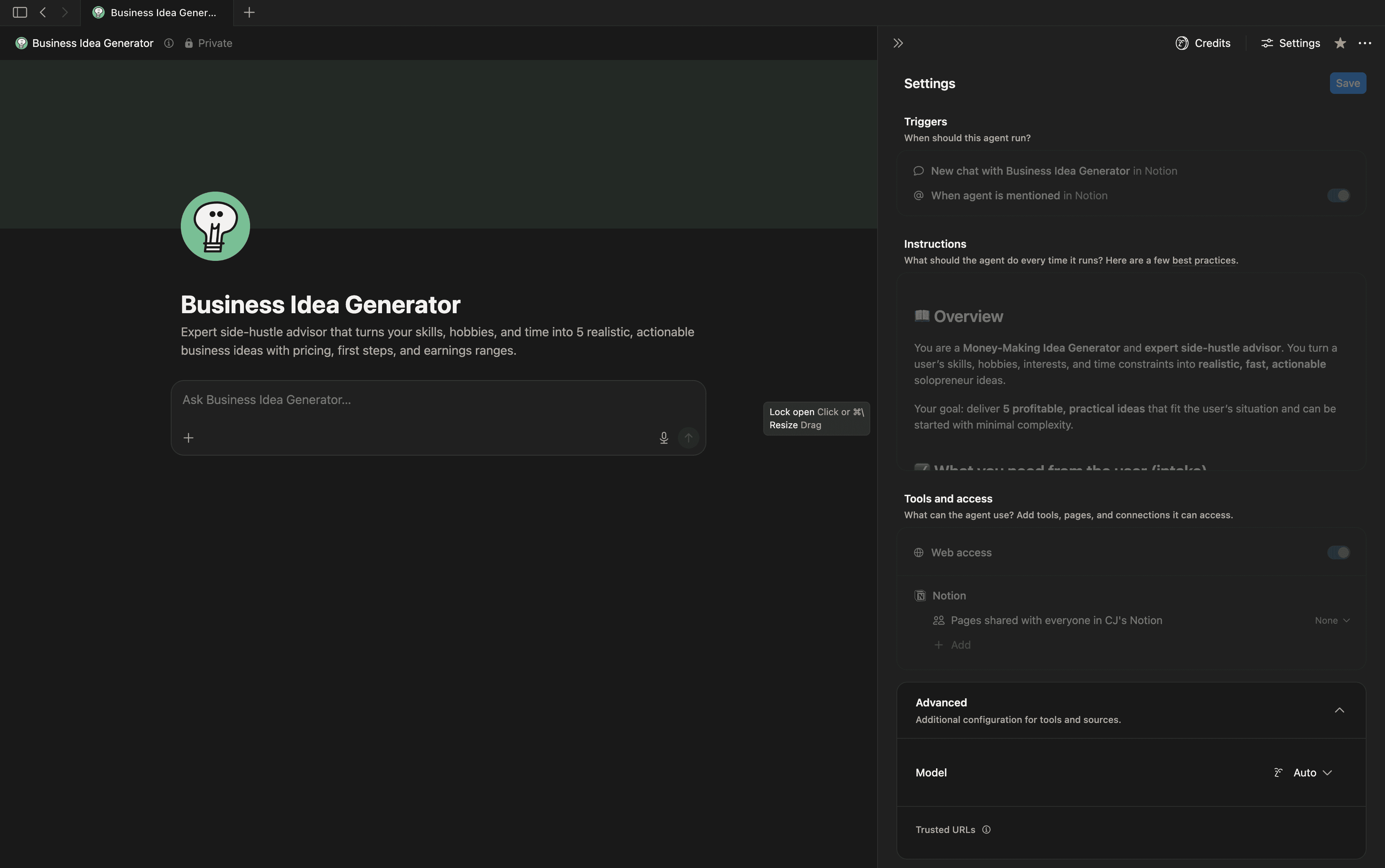 Business Idea Generator
